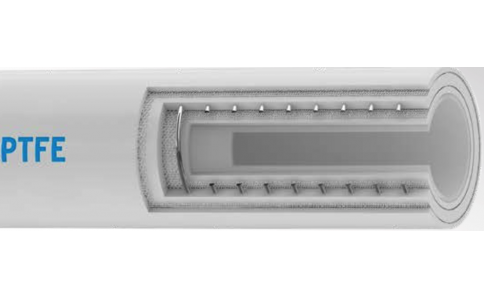 CSMV-平柔PTFE特氟龍硅膠包覆軟管