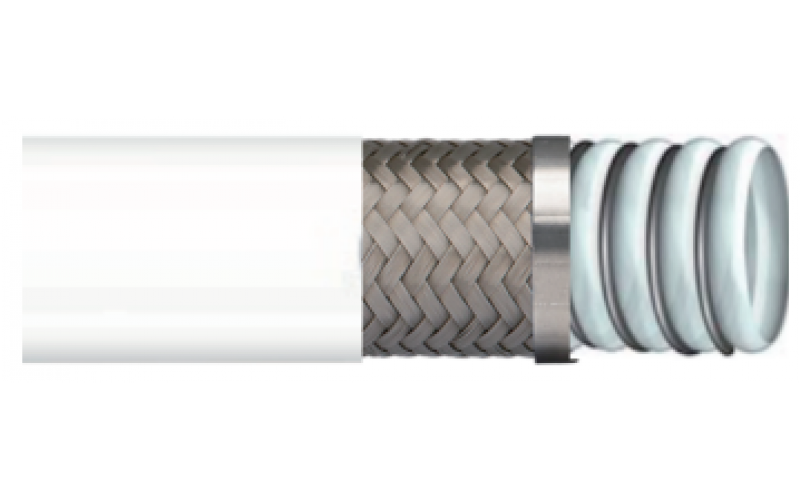 CVSL-波紋PTFE硅膠特氟龍增強軟管