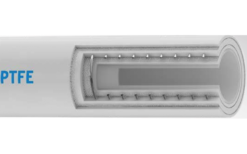 CSMV-平柔PTFE特氟龍硅膠包覆軟管